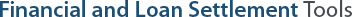 Financial and Loan Settlement Tools